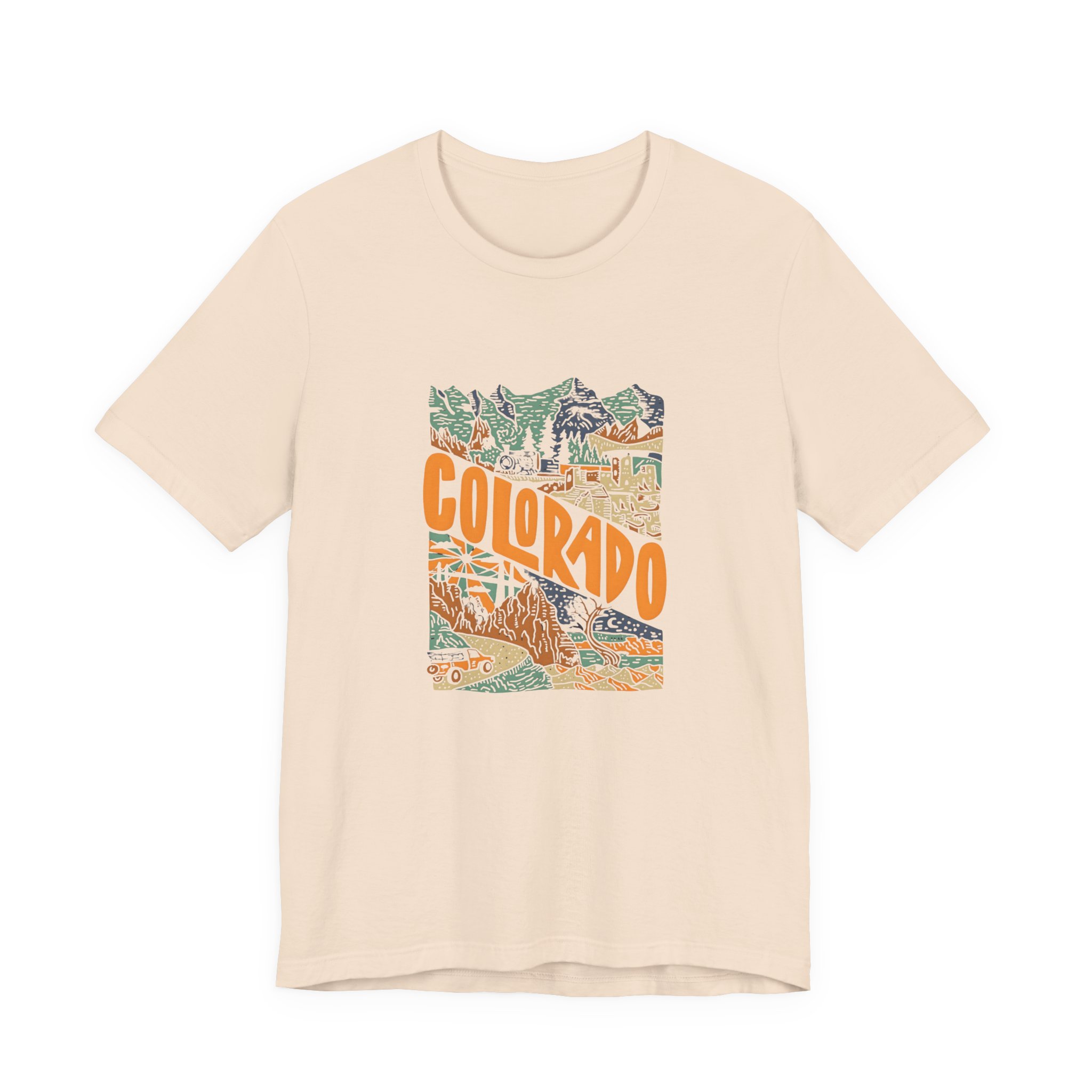 Colorado Adventure Graphic T-Shirt | Bella+Canvas 3001 | MD7 - Image 13