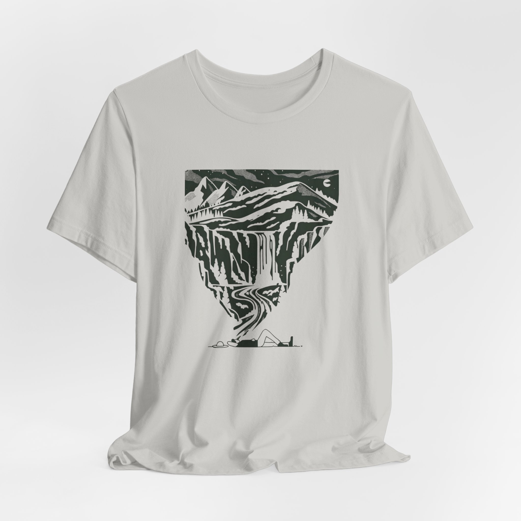 Floating Mountain Landscape T-Shirt | Bella+Canvas 3001 | MD5 - Image 20