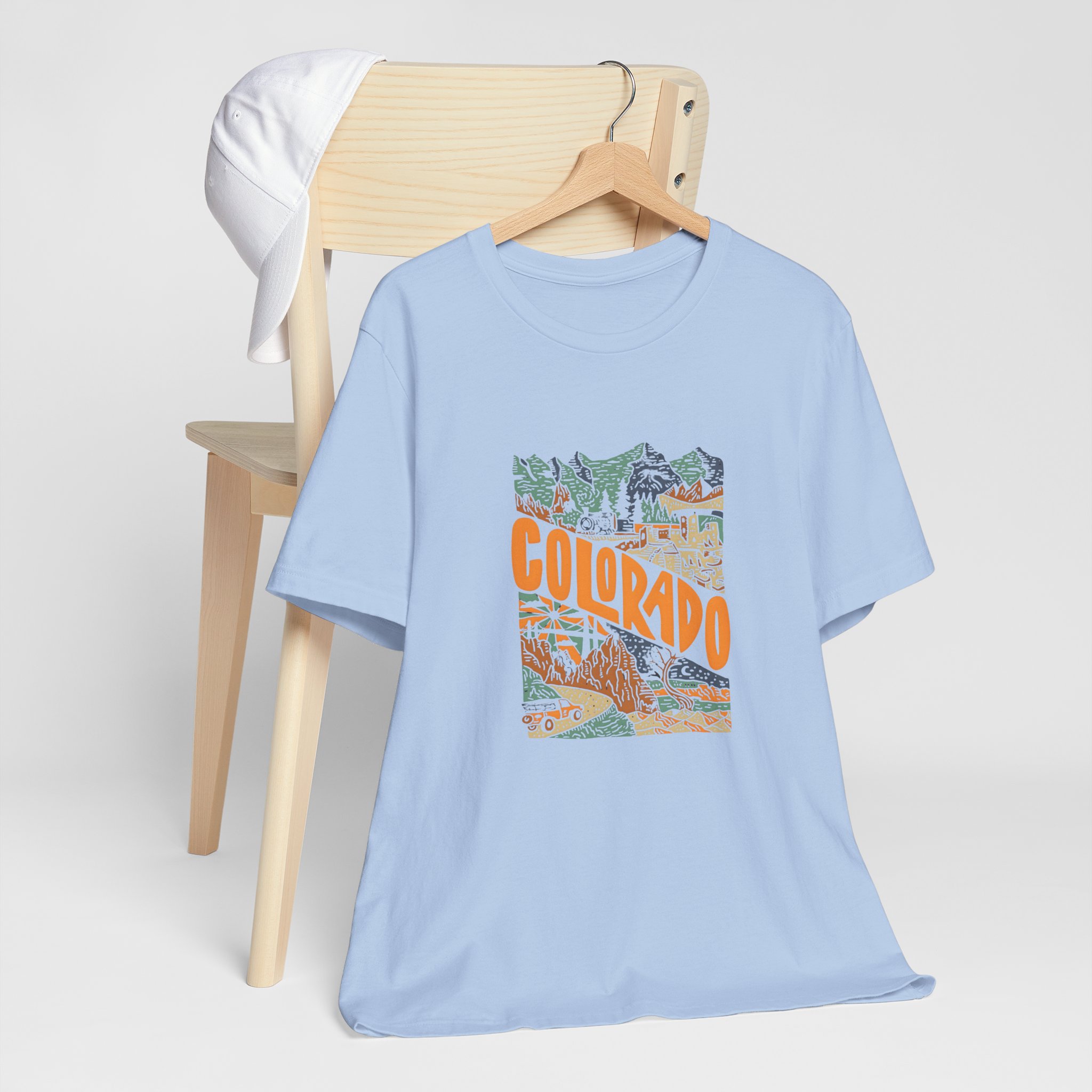 Colorado Adventure Graphic T-Shirt | Bella+Canvas 3001 | MD7 - Image 11