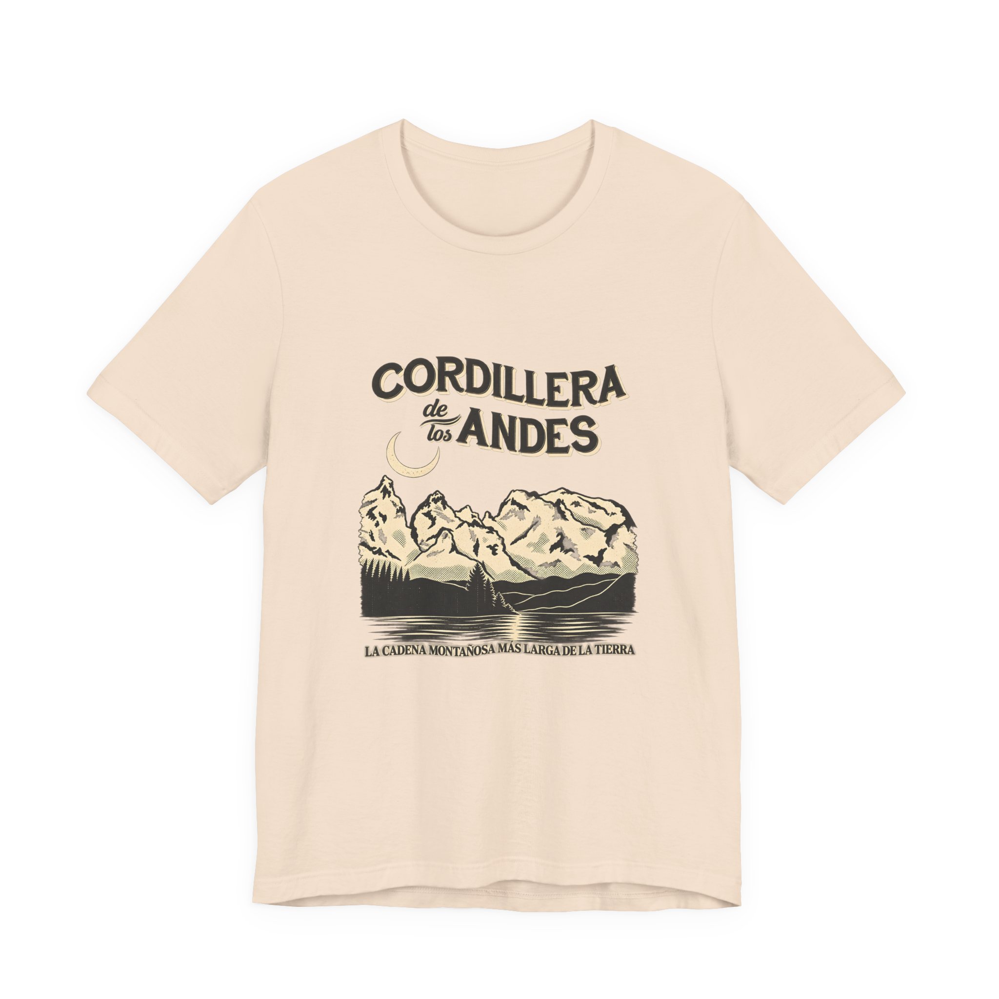 Cordillera de los Andes Mountain Graphic T-Shirt | Bella+Canvas 3001 | MD20 - Image 13