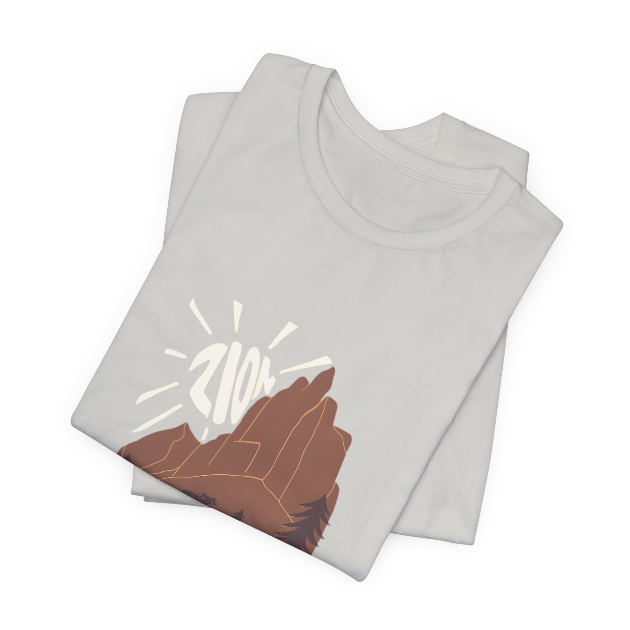Desert Mountain Sunshine Graphic T-Shirt | Bella+Canvas 3001 | MD8 - Image 19