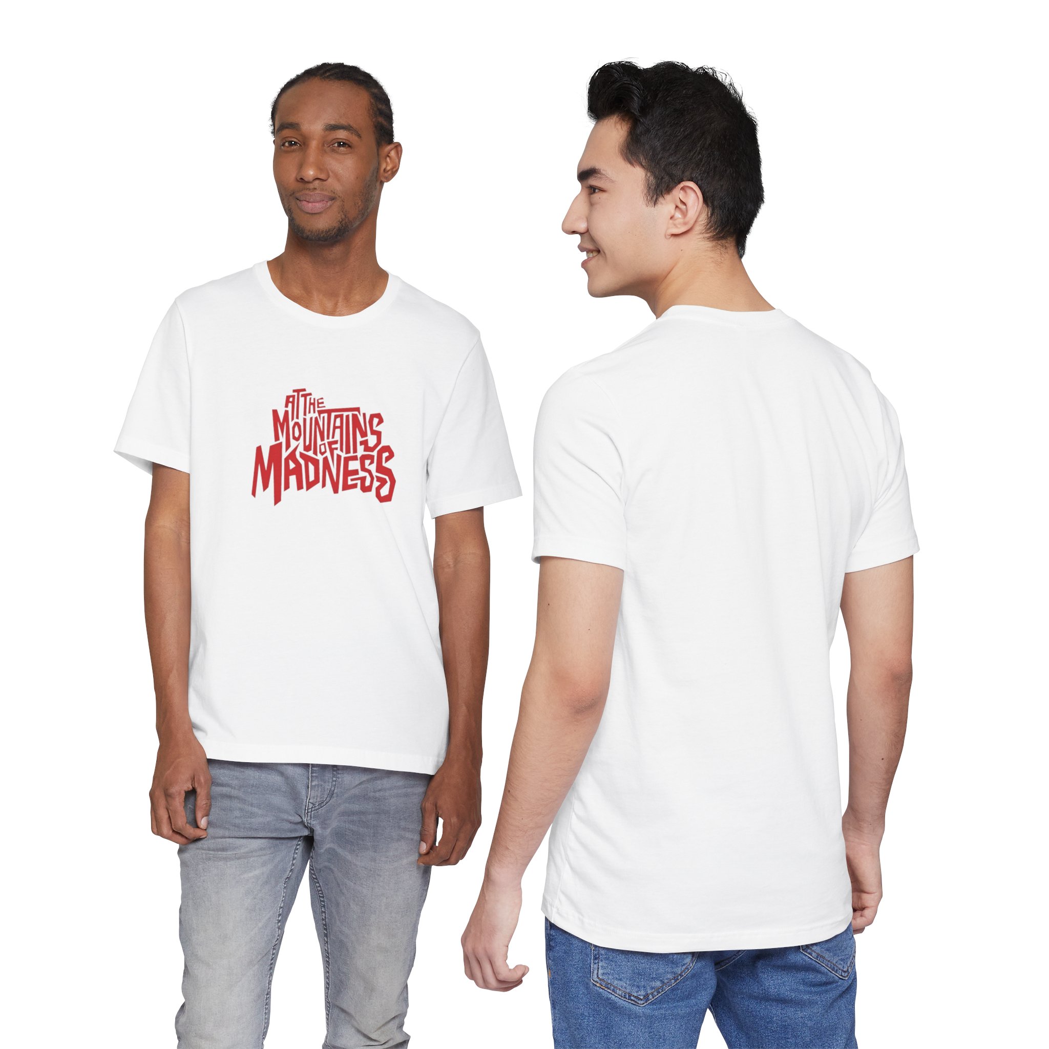 At the Mountains of Madness Typography T-Shirt | Bella+Canvas 3001 | MD13 - Image 4