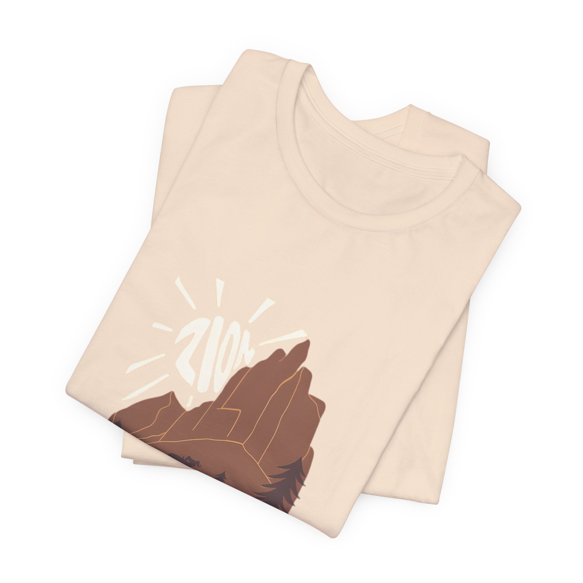 Desert Mountain Sunshine Graphic T-Shirt | Bella+Canvas 3001 | MD8 - Image 15