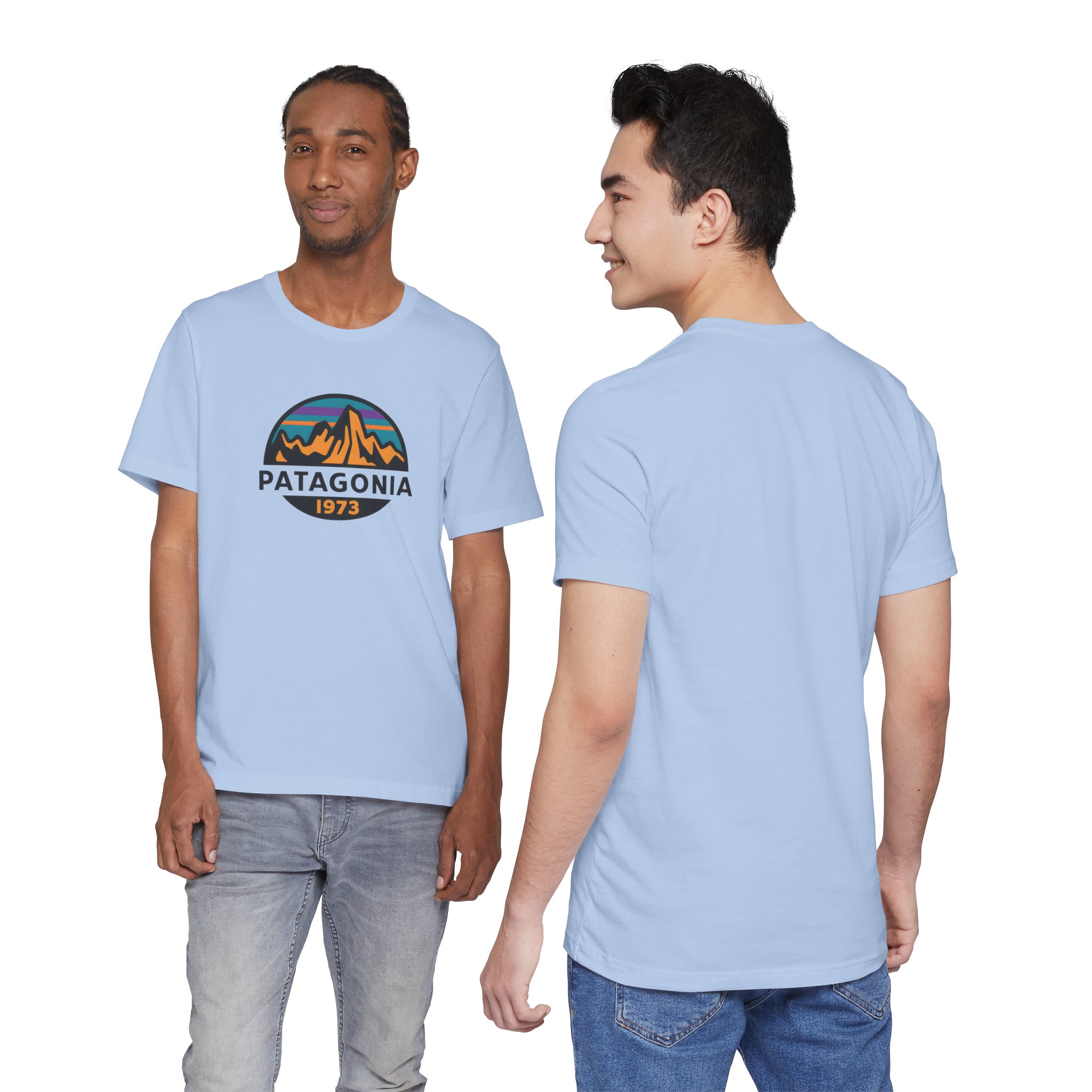 Retro Mountain Badge 1973 Graphic T-Shirt | Bella+Canvas 3001 | MD19 - Image 12