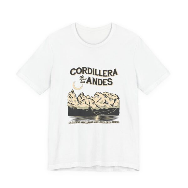 Cordillera de los Andes Mountain Graphic T-Shirt | Bella+Canvas 3001 | MD20