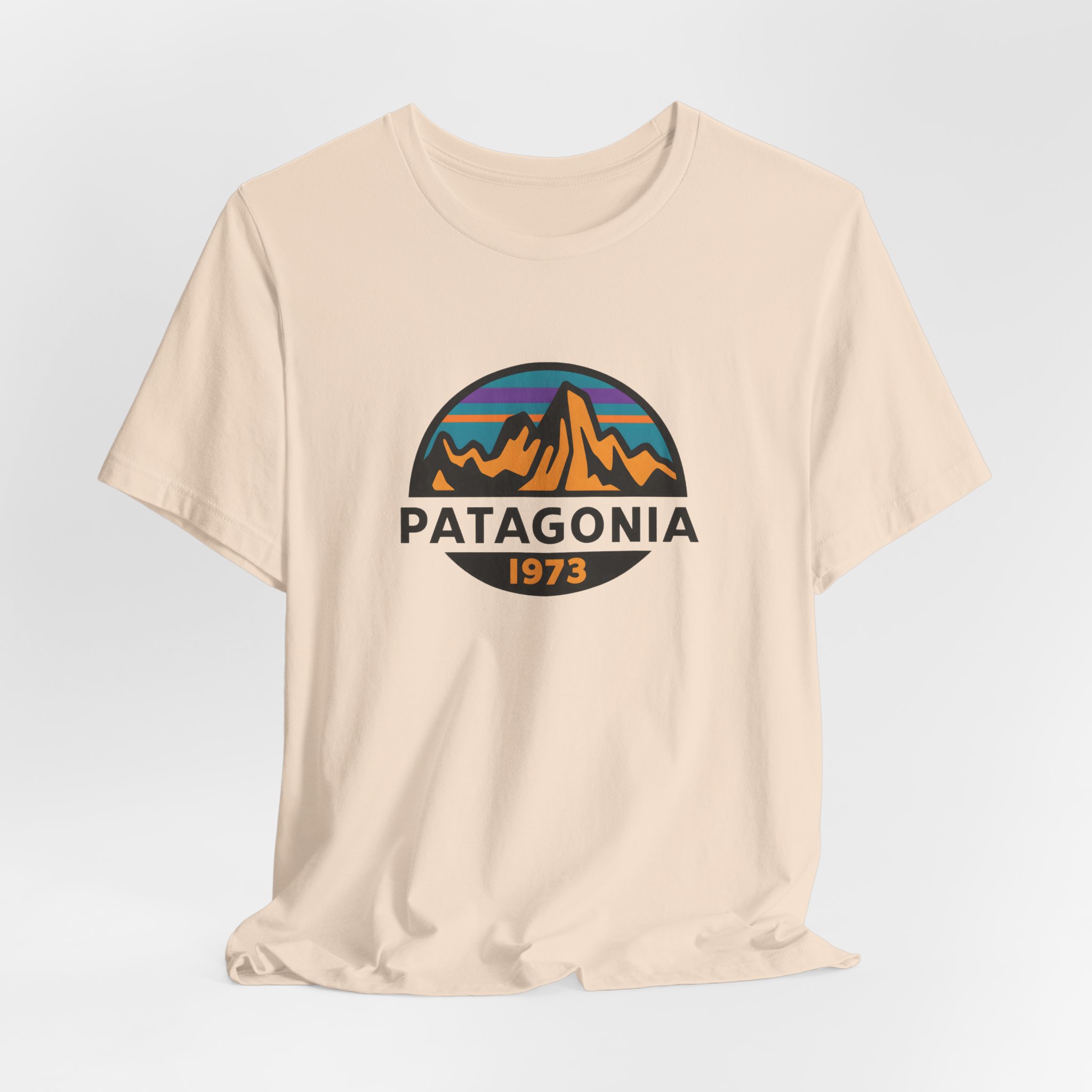 Retro Mountain Badge 1973 Graphic T-Shirt | Bella+Canvas 3001 | MD19 - Image 16